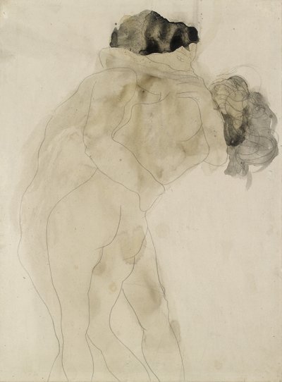 Twee omhelzende figuren door Auguste Rodin